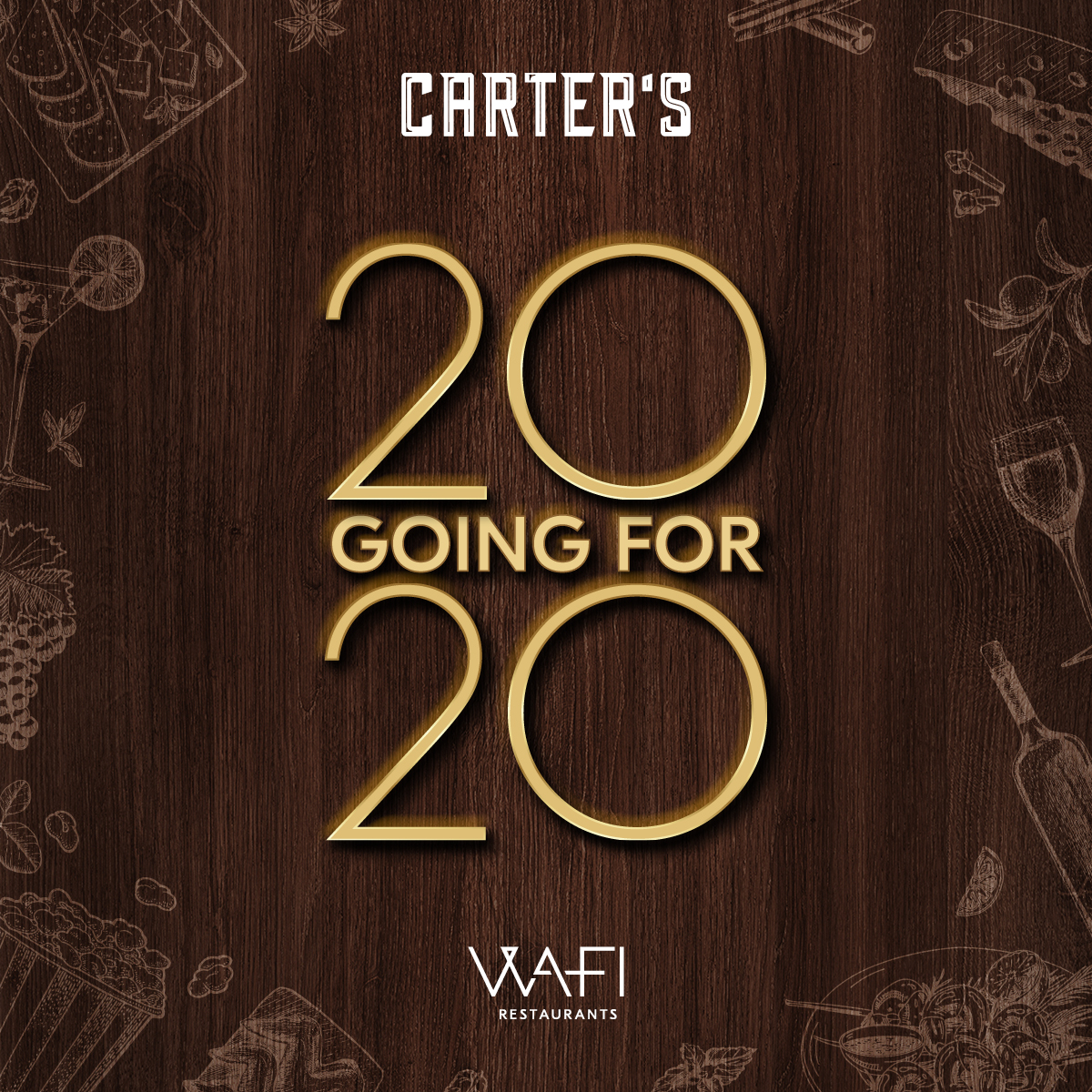 Wr Carter's 20 Going For 20 Social Media Post