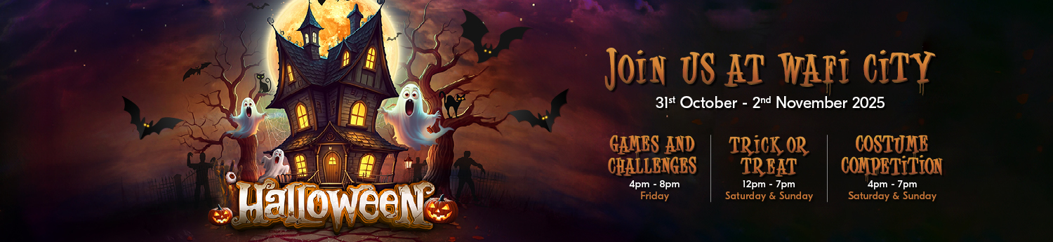 Wafi City Halloween 2025 What's On Banner